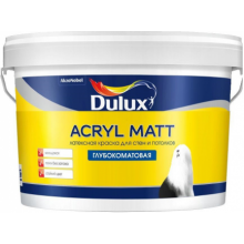  Краска DULUX ACRYL MATT матовая BW 9л, фото 1 